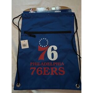 Philadelphia 76ers NBA‎ Drawstring Backpack FOCO Blue Sack Bag